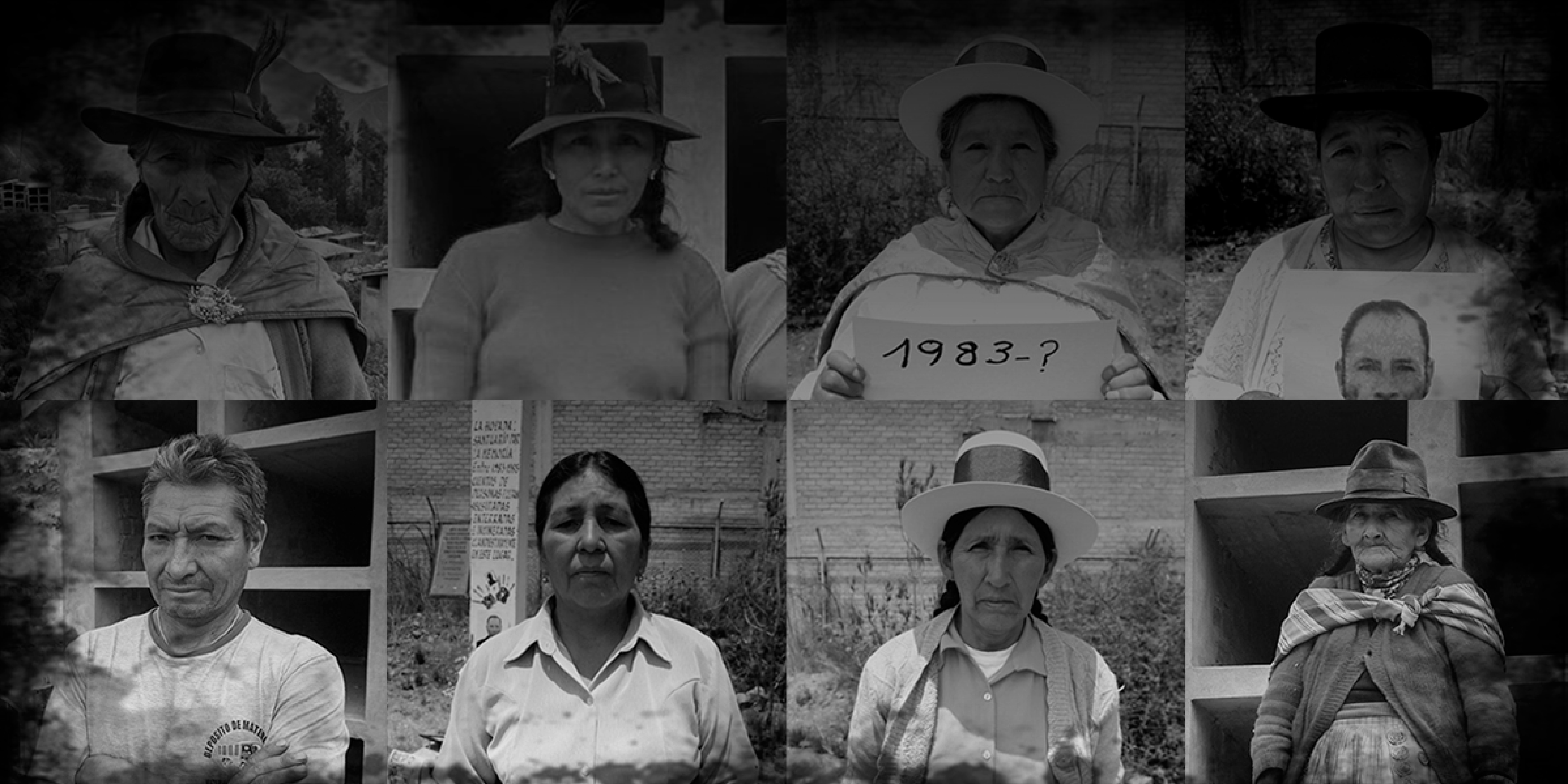 Fotografías y testimonios de familiares de desaparecidos del caserío Río Blanco y La Hoyada, en Ayacucho, la región más golpeada por los años de violencia en Perú