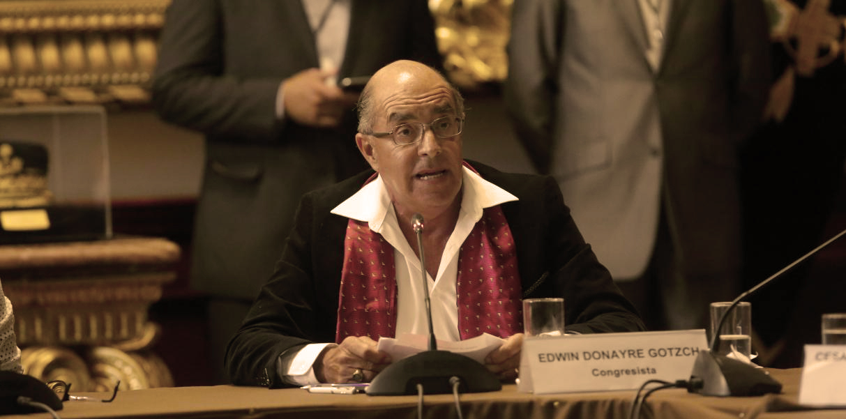 Edwin Donayre, actualmente prófugo