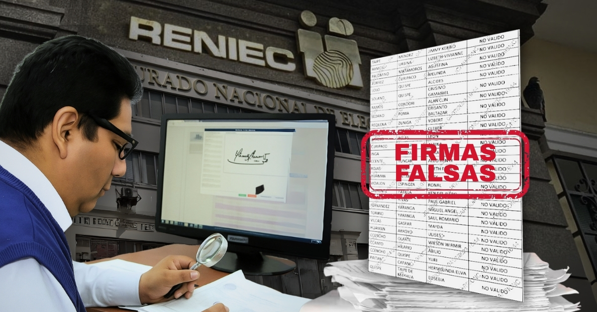 Firmas falsas