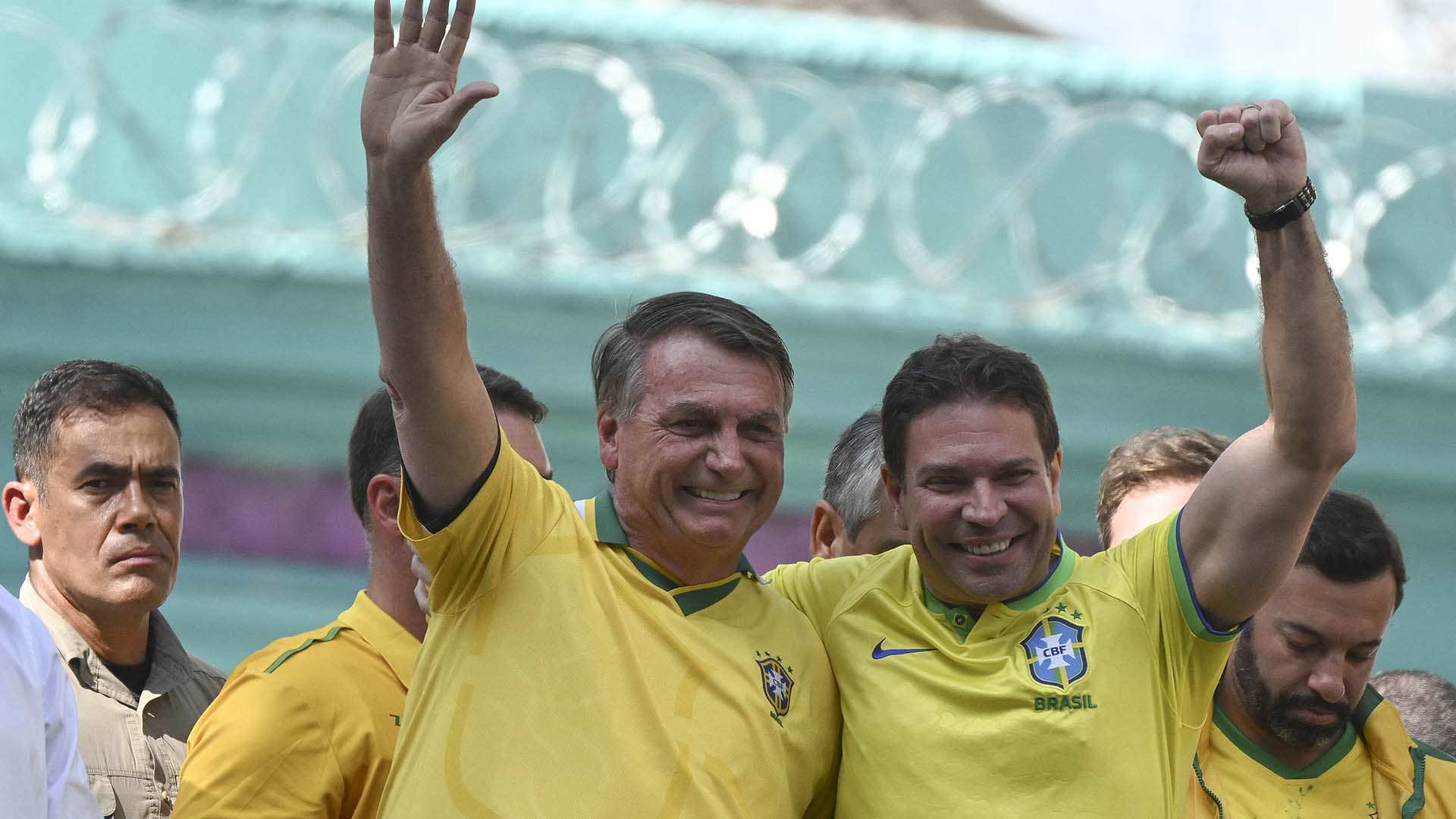 El expresidente brasileño Jair Bolsonaro y el exdiputado Alexandre Ramagem