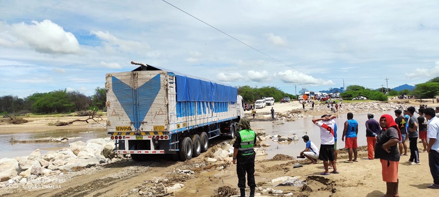 Bloqueos por lluvias