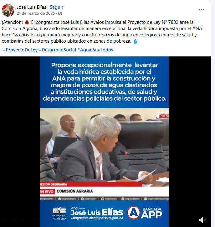 proyecto de ley de jose elias