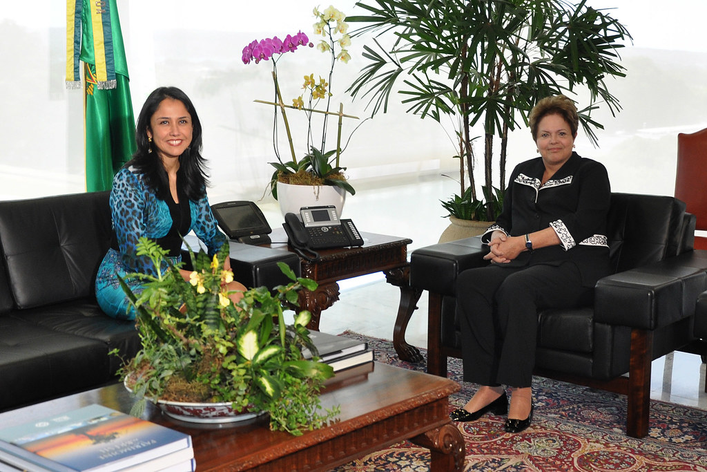 Nadine Heredia y Dilma Rousseff