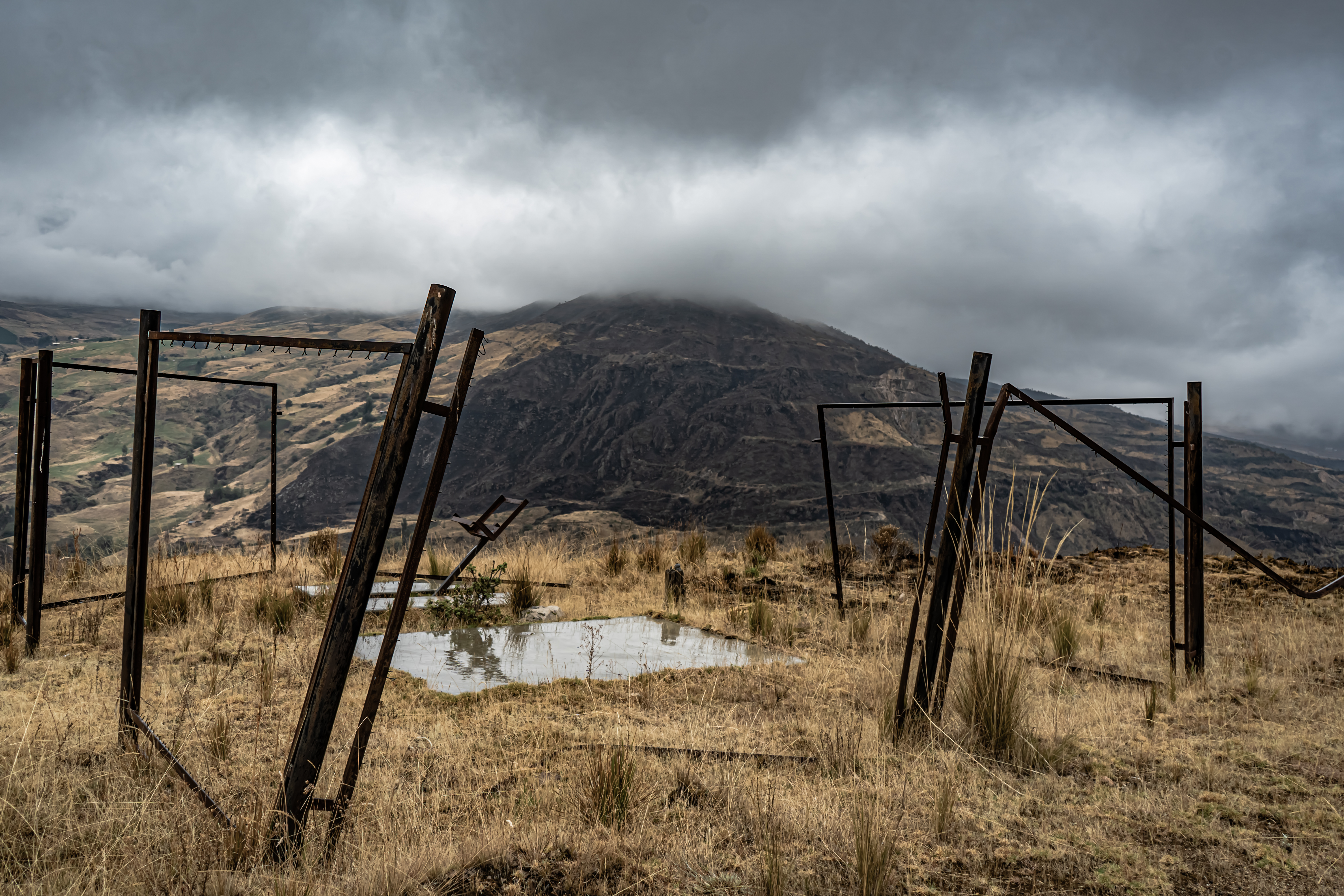 La minera fue paralizada en 2018 debido a la falta de pago de las garantías anuales para su Plan de Cierre. Foto: Gabriel García.