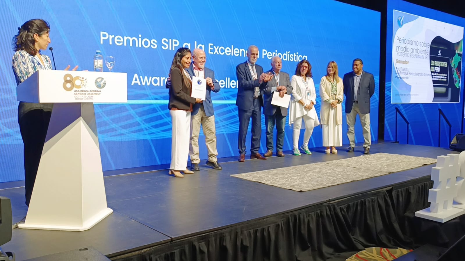 Milagros Salazar premio SIP 2024