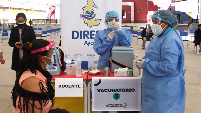 vacunación docentes