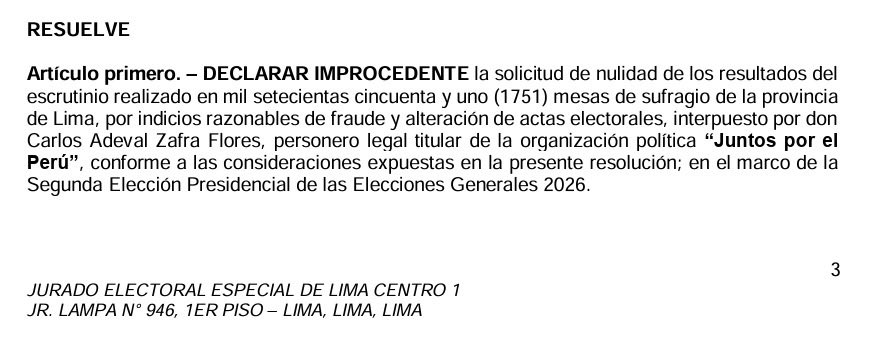 improcedente
