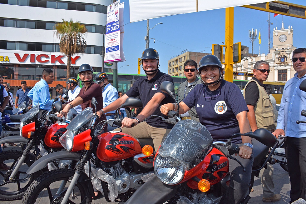 motos donadas a La Victoria