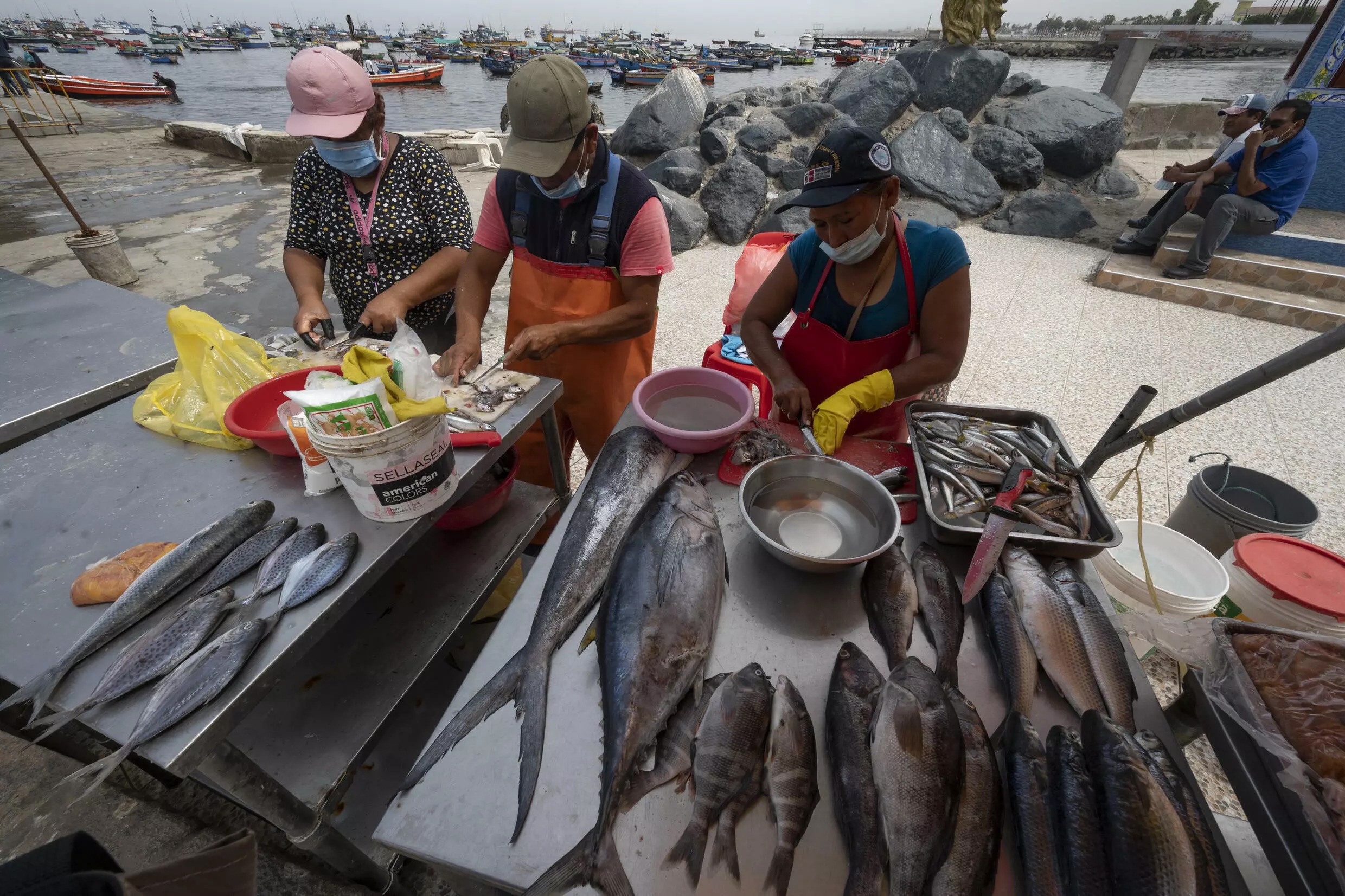 Pescadores afectados por Repsol