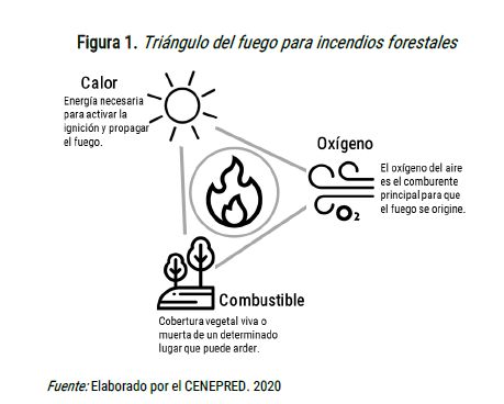 triángulo de fuego