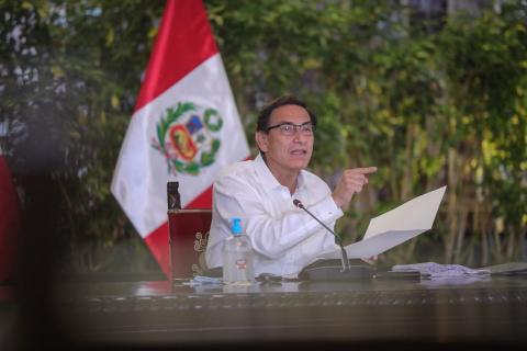 Vizcarra anuncia reinicio de diversas actividades