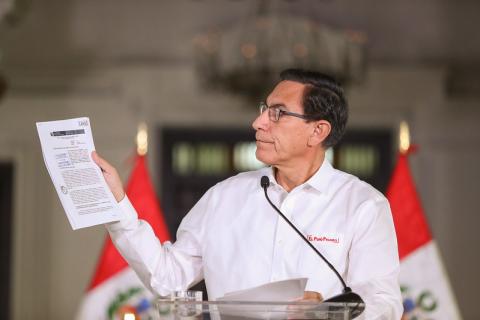 Presidente Vizcarra se pronuncia