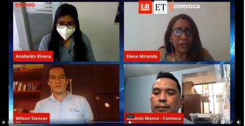 Convoca en Vivo con periodistas de Piura