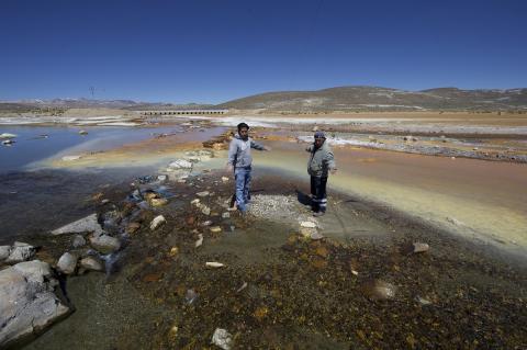 Ríos contaminados por la minería